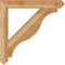 Ekena Millwork Funston Arts & Crafts Rough Sawn Bracket, Western Red Cedar, 4"W x 34"D x 34"H BKT04X34X34FST03RWR - alternate 2